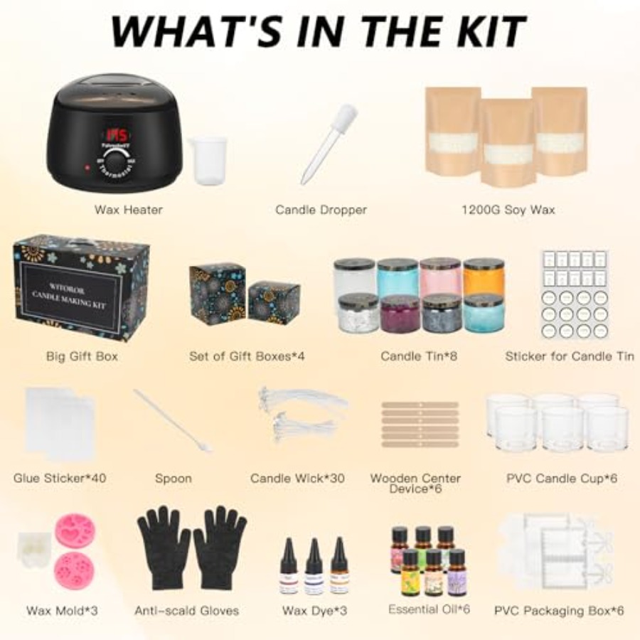 Candle Making Kit, Scented Can - Candle Making Kit For Adults recensione e prezzo