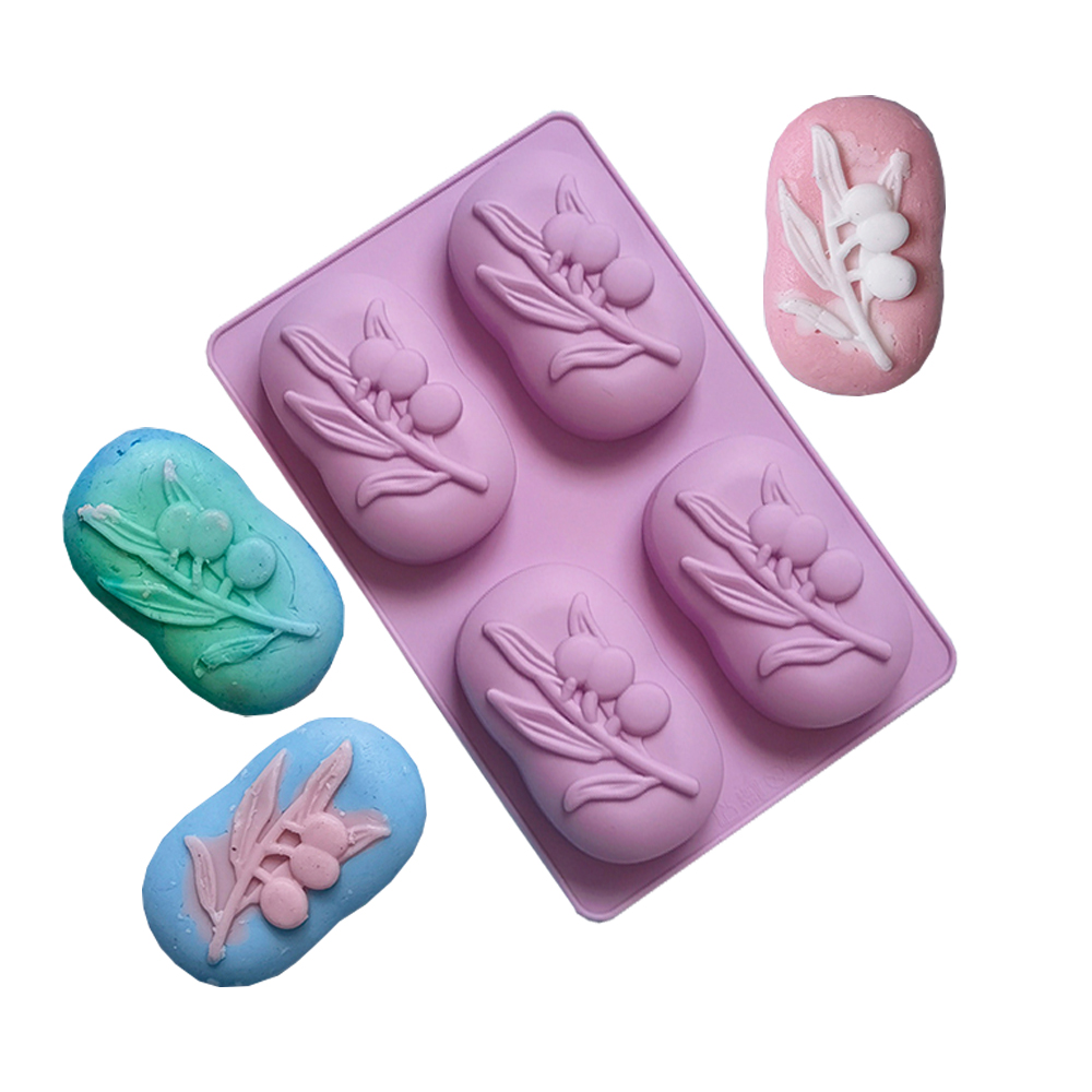 4 Cavities Oval Olive Tree Sil - Candle Making Kit Diy recensione e prezzo