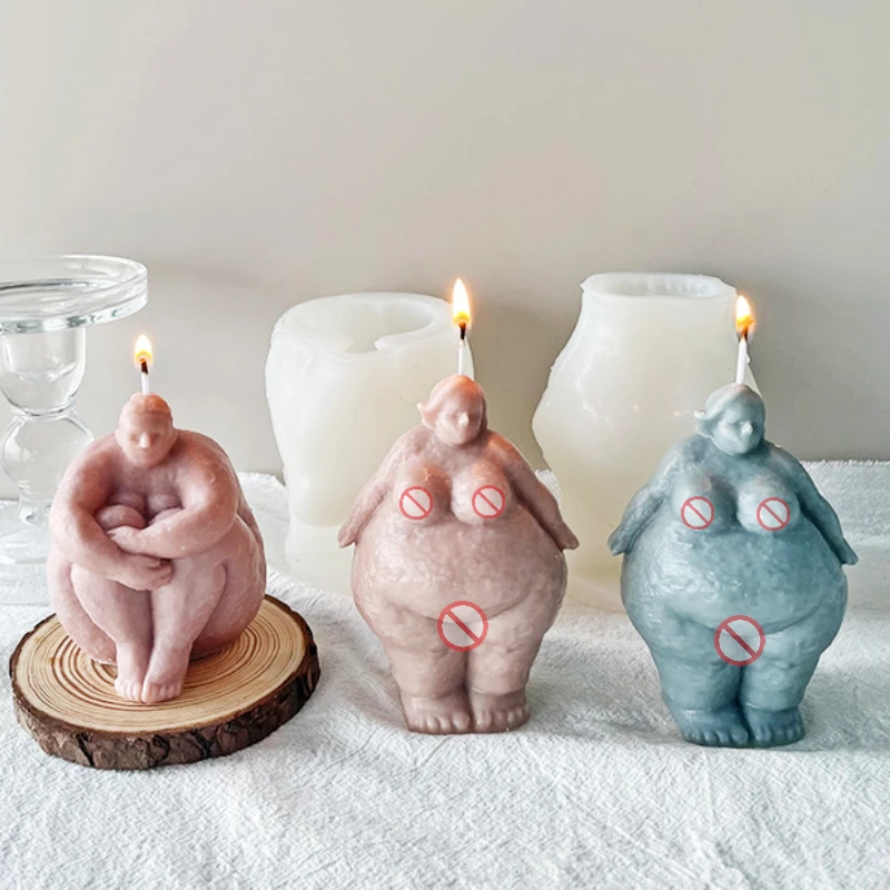 Abstract Human Body Candle Sil - Candle Making Fat recensione e prezzo
