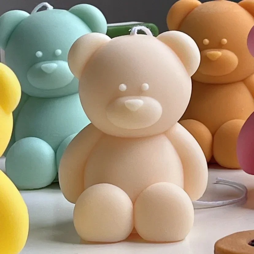 3D Cute Cartoon Bear Silicone  - Candle Making Kit Diy recensione e prezzo