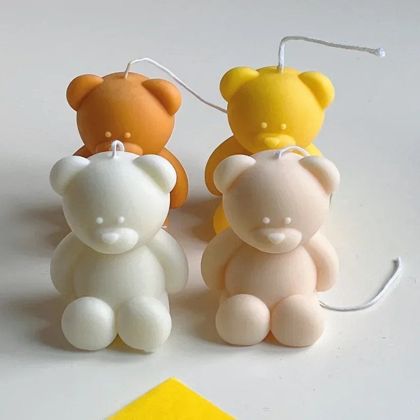 3D Cute Cartoon Bear Silicone  - Candle Making Kit Diy recensione e prezzo