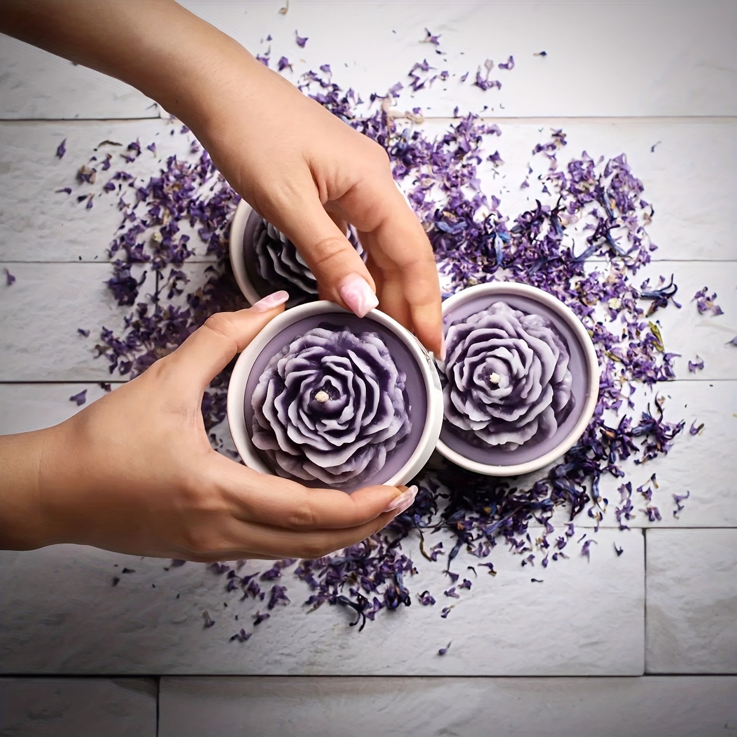 1pc Flower Shape Candles Makin - Candle Making Soy Wax recensione e prezzo