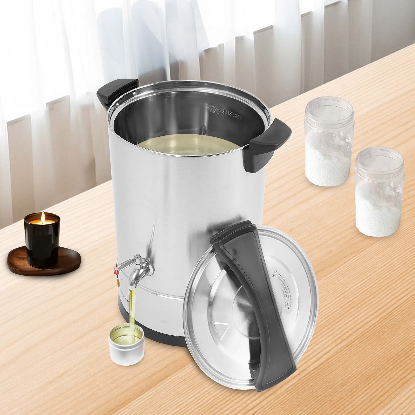 1200 W Electric Wax Melter, 12 - Candle Making Wax recensione e prezzo