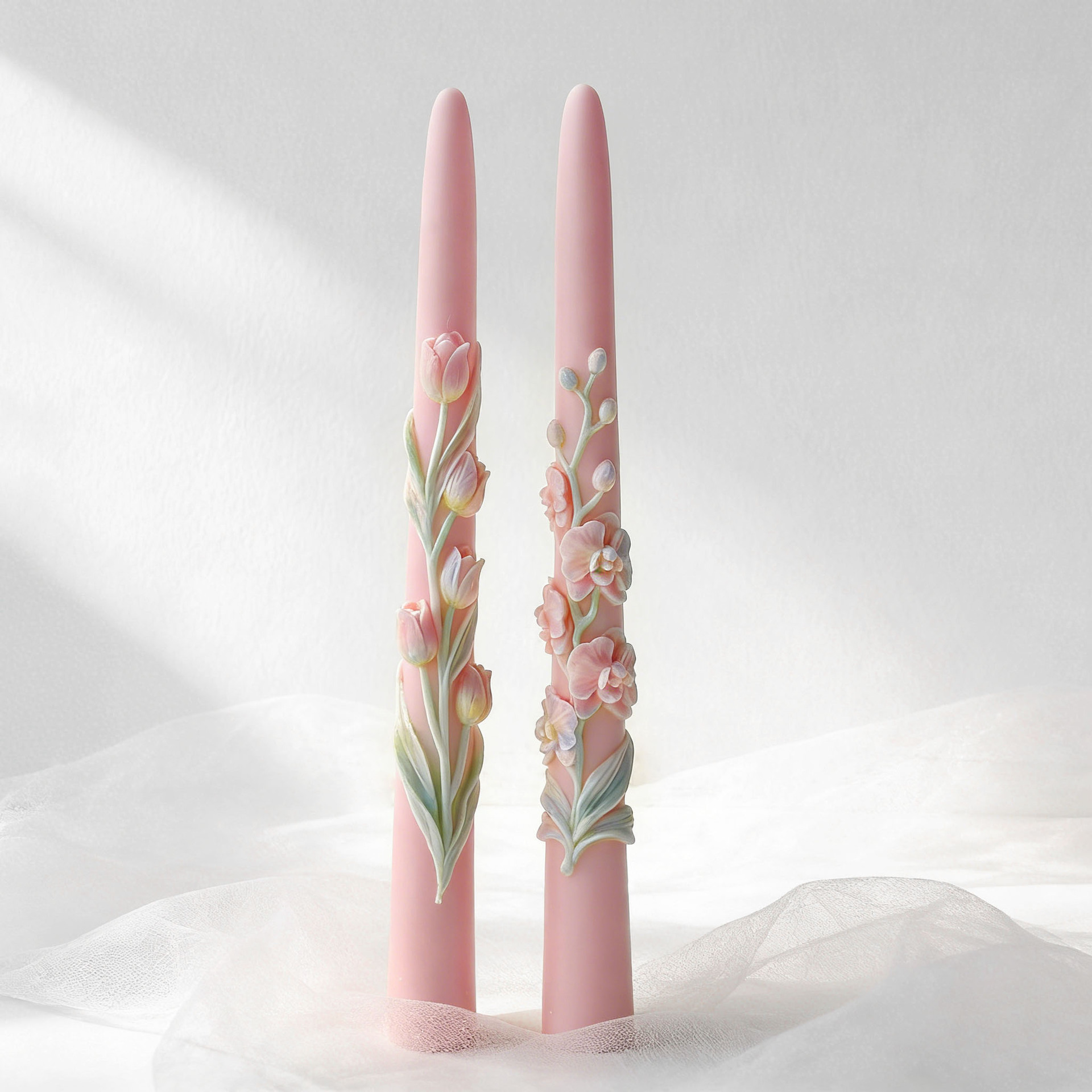 Long Pole Flower Taper Candle  - Candle Making Soy Wax recensione e prezzo
