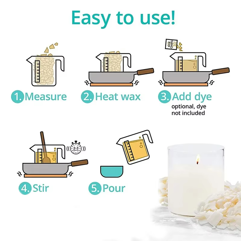 1kg/500/250/100g Pure Soy Wax  - Candle Making Soy Wax recensione e prezzo