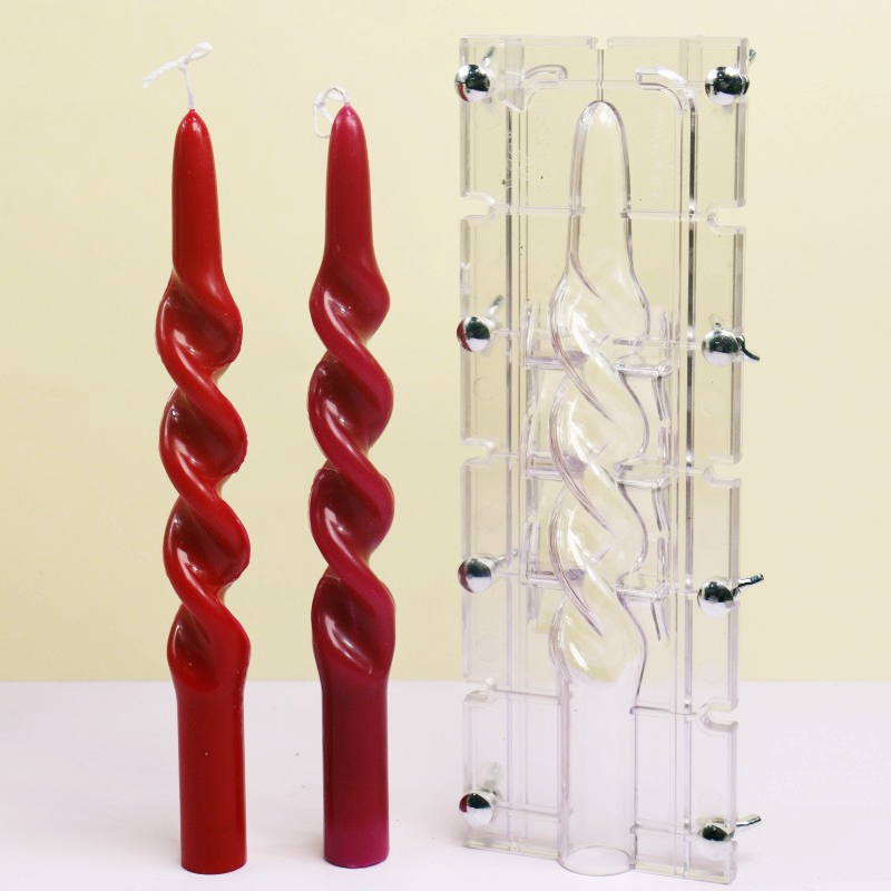 Twisted Stripe Column Acrylic  - Candle Making Kit Diy recensione e prezzo