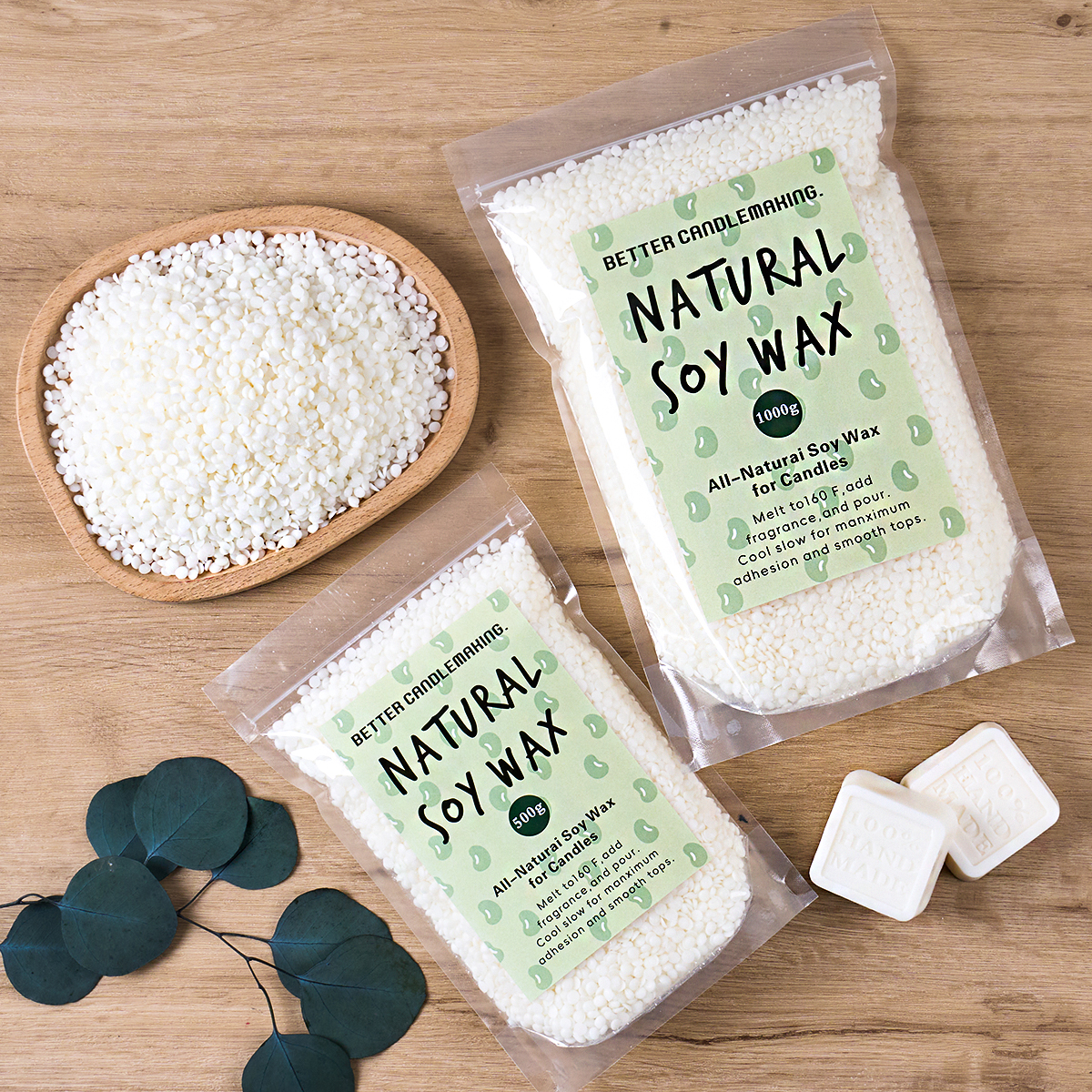 500g/1000g Natural Soy Wax DIY - Candle Making Soy Wax recensione e prezzo