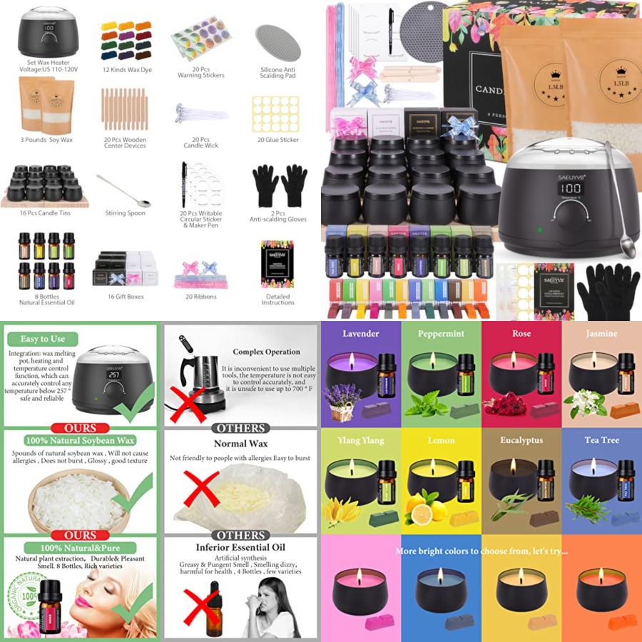 Candle Making Kit for Adults w - Candle Making Kit For Adults recensione e prezzo
