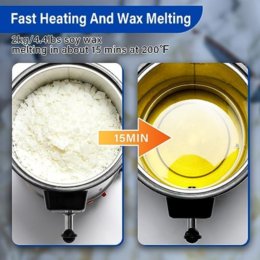 Candle making wax melting pot  - Candle Making Soy Wax recensione e prezzo