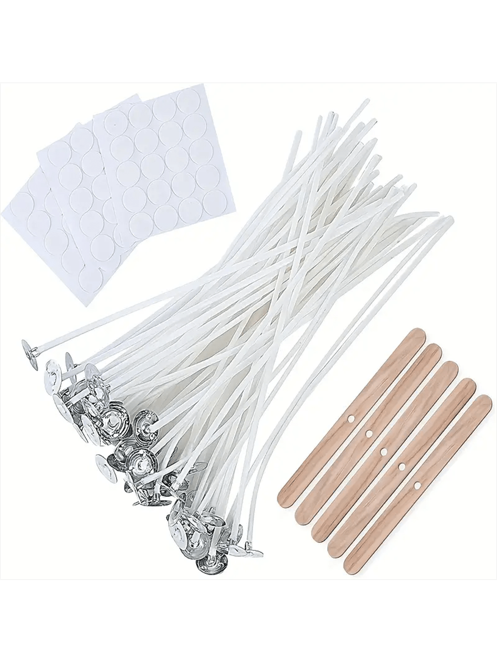 100Pcs Cotton Candle Wick 15cm - Candle Making Kit For Adults recensione e prezzo