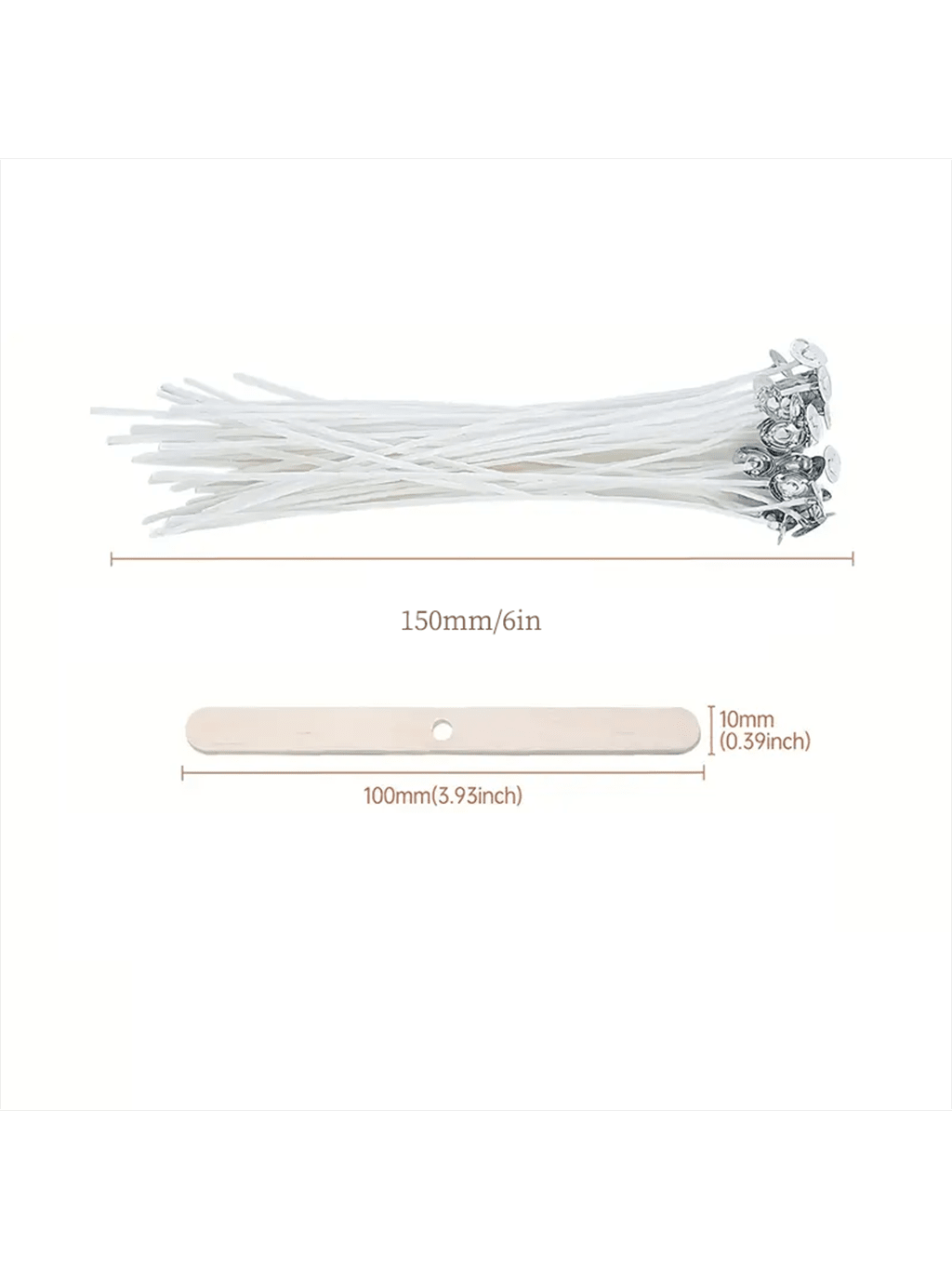 100Pcs Cotton Candle Wick 15cm - Candle Making Kit For Adults recensione e prezzo