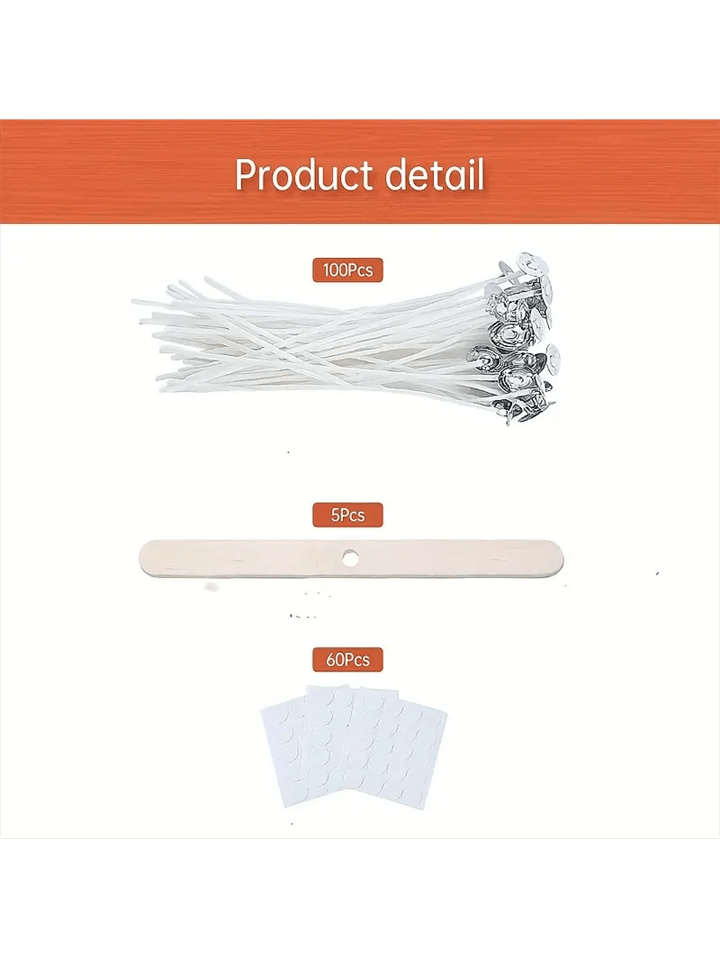 100Pcs Cotton Candle Wick 15cm - Candle Making Kit For Adults recensione e prezzo