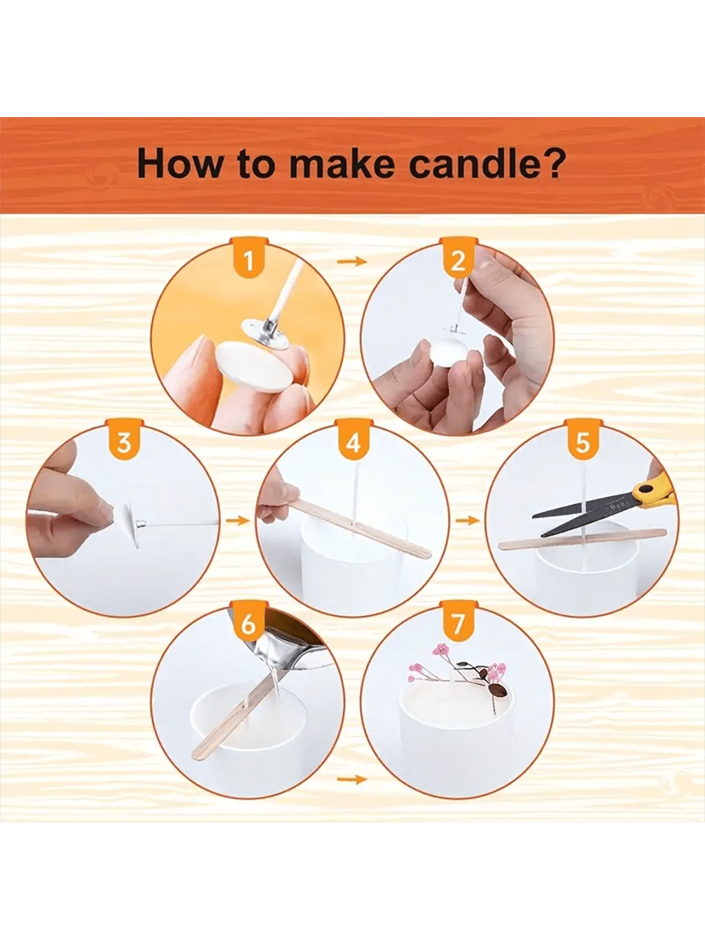 100Pcs Cotton Candle Wick 15cm - Candle Making Kit For Adults recensione e prezzo