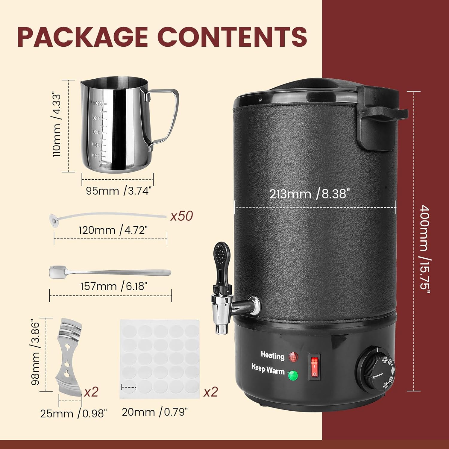 8L Electric Wax Melter for Can - Candle Making Wax recensione e prezzo