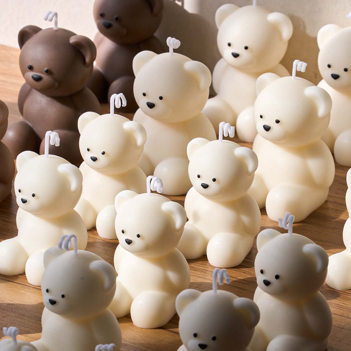 S/M/L Size Bear Silicone Candl - Candle Making Fat recensione e prezzo