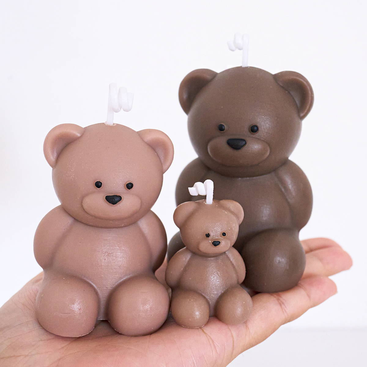 S/M/L Size Bear Silicone Candl - Candle Making Fat recensione e prezzo