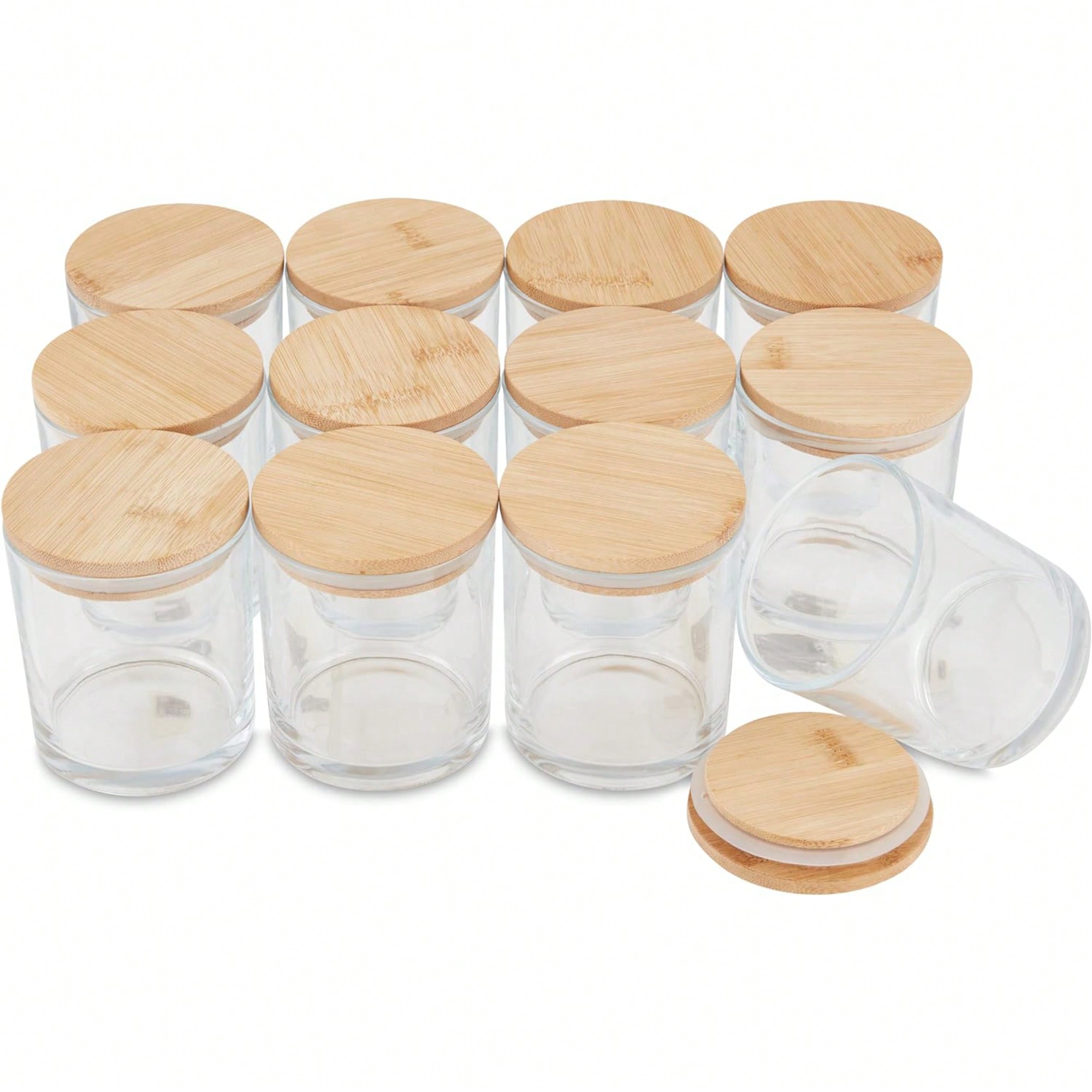 10 Oz. Glass Candle Jars With  - Candle Making Glass Jars recensione e prezzo