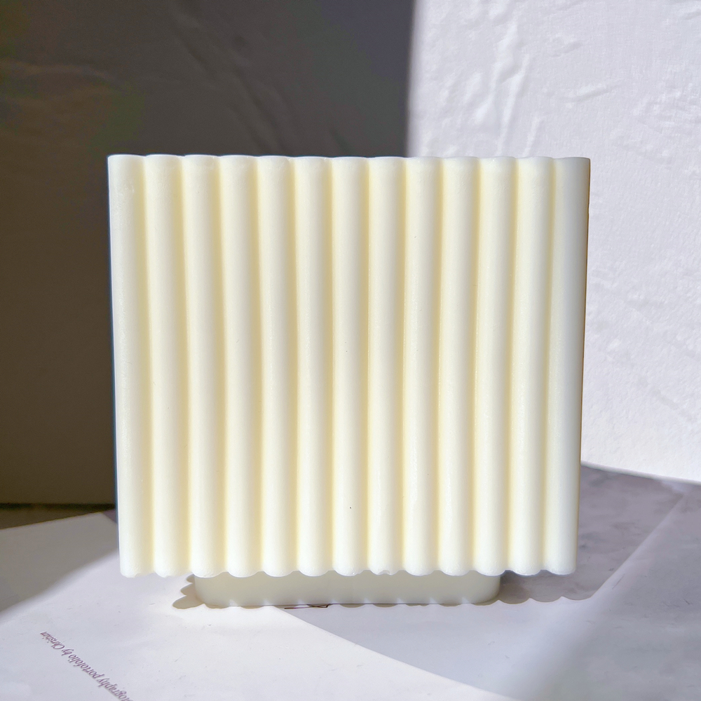 Big Size Ribbed Square Candles - Candle Making Soy Wax recensione e prezzo