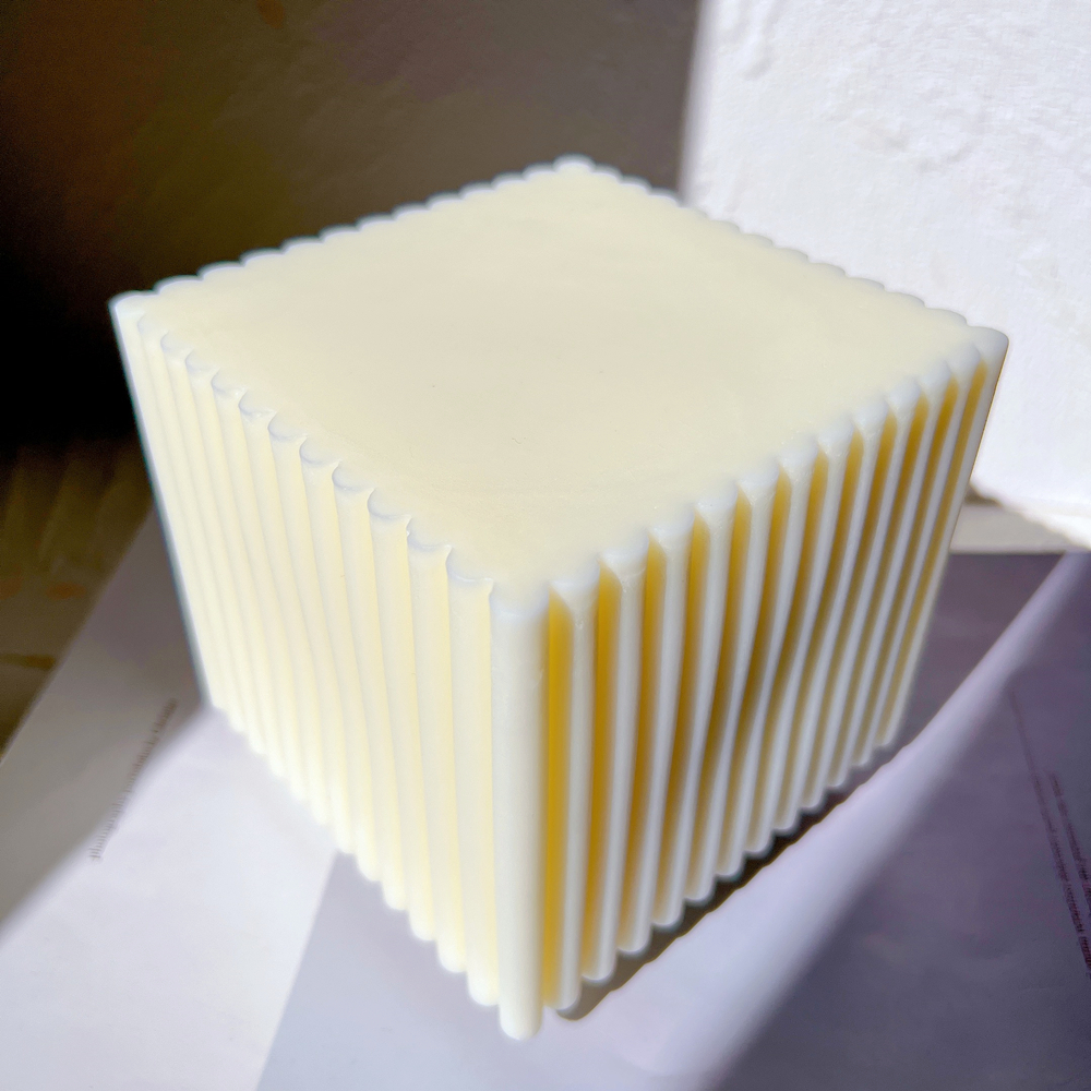 Big Size Ribbed Square Candles - Candle Making Soy Wax recensione e prezzo