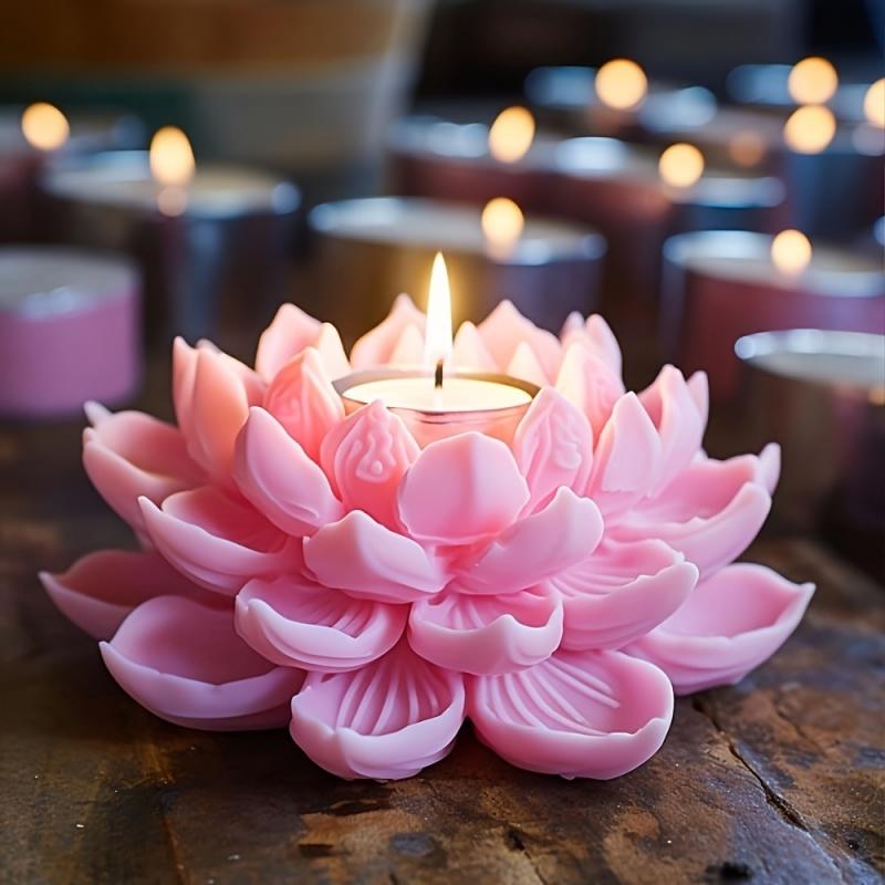 Lotus Flower Shape Candle Sili - Candle Making Wax recensione e prezzo