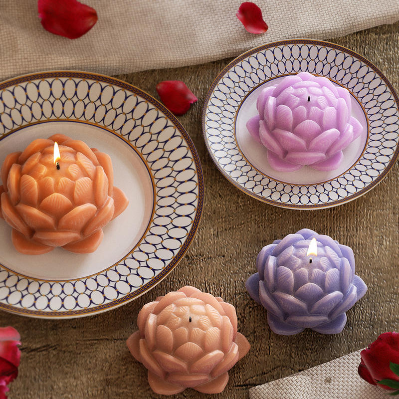Lotus Flower Shape Candle Sili - Candle Making Wax recensione e prezzo