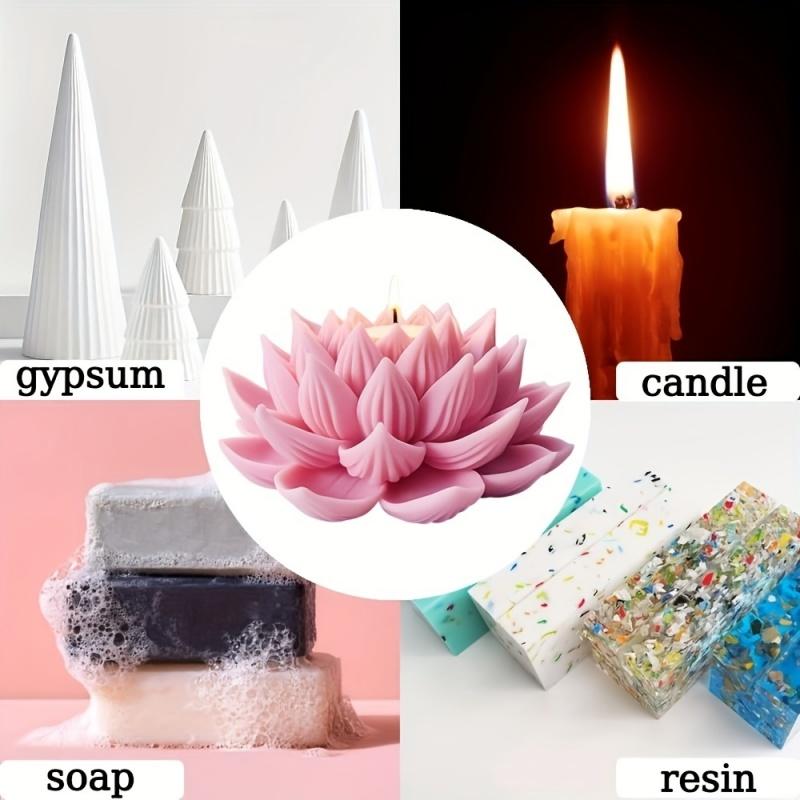 Lotus Flower Shape Candle Sili - Candle Making Wax recensione e prezzo