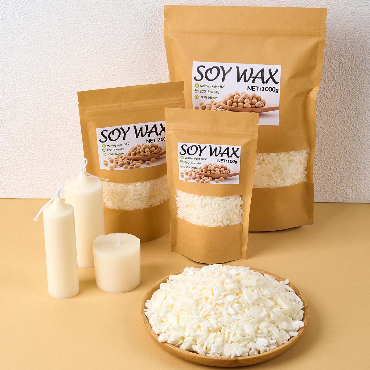 1 Pounds Pure White Soy Wax Fo - Candle Making Soy Wax recensione e prezzo