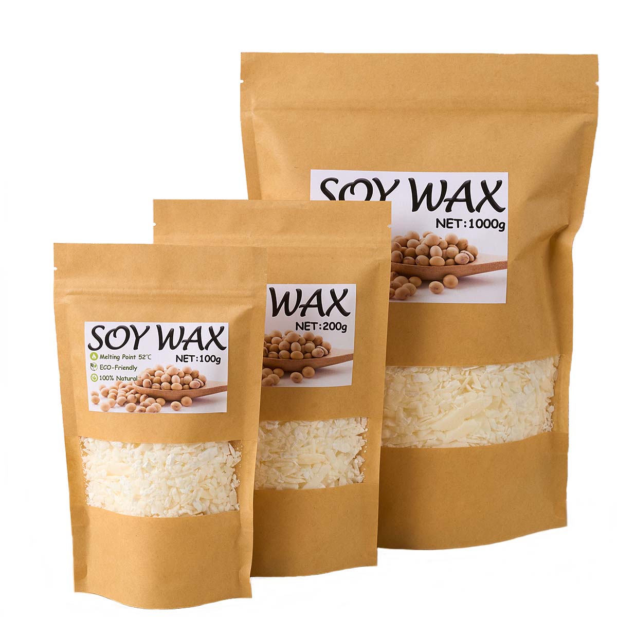 1 Pounds Pure White Soy Wax Fo - Candle Making Soy Wax recensione e prezzo