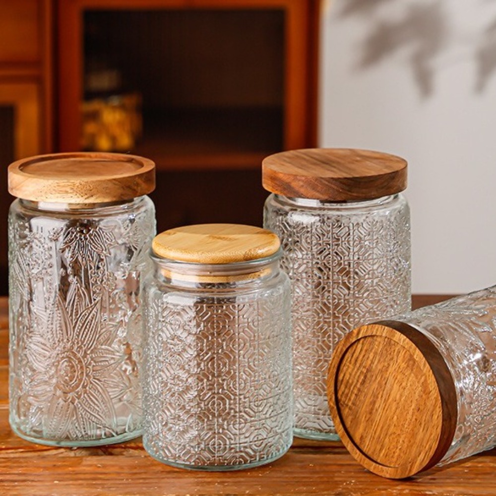 1000ML Storage Bottles Jars Em - Candle Making Glass Jars recensione e prezzo