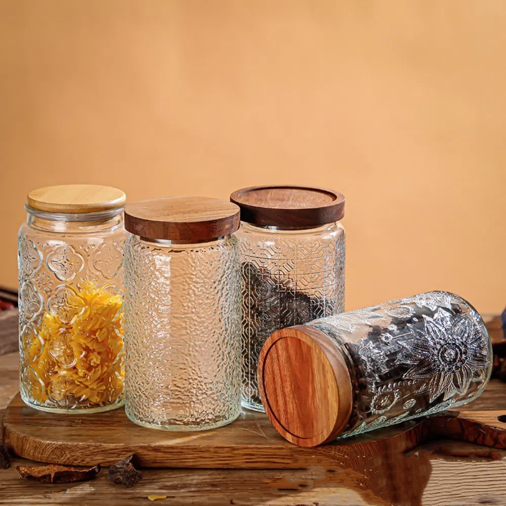 1000ML Storage Bottles Jars Em - Candle Making Glass Jars recensione e prezzo