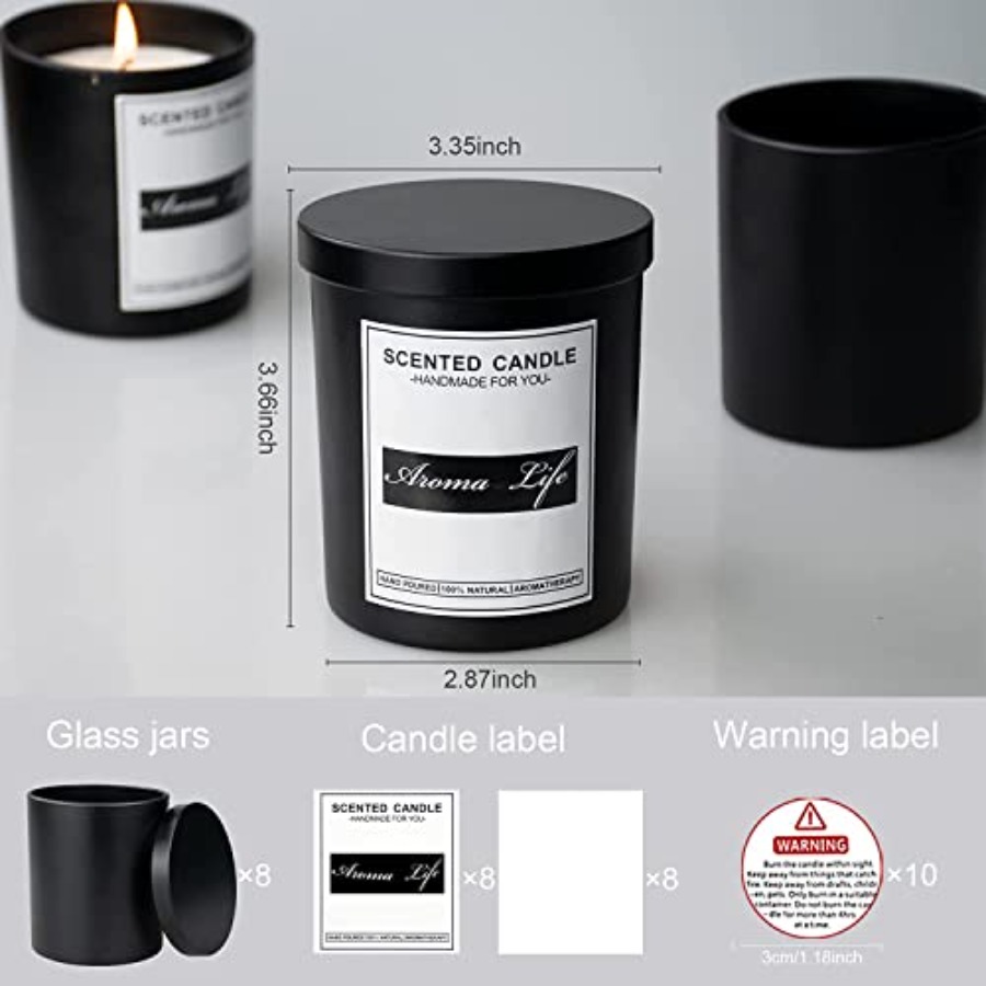 10oz 16 Pack Thick Candle Jars - Candle Making Glass Jars recensione e prezzo