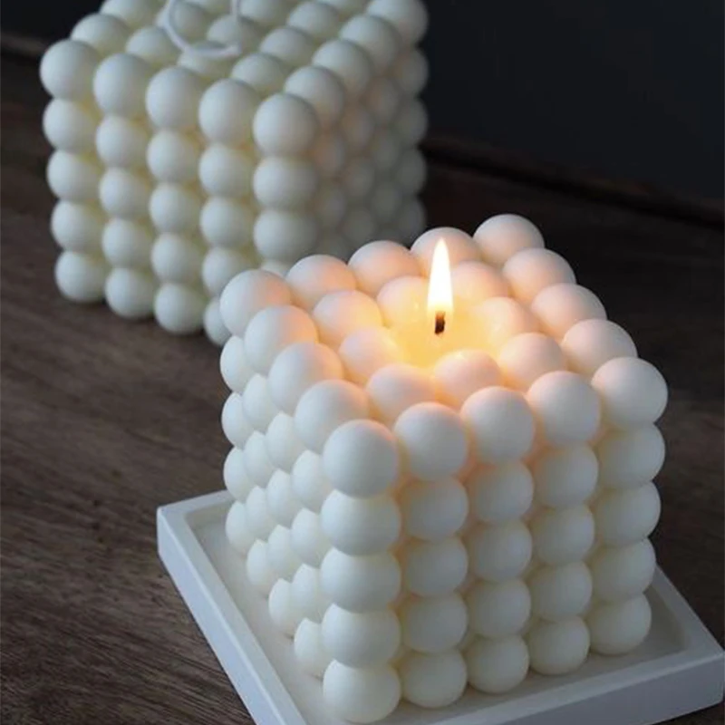 Large Bubble Cube Candles Sili - Candle Making Wax recensione e prezzo