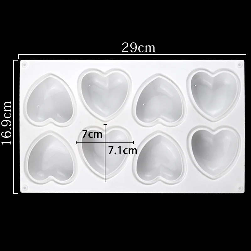 Love Heart Silicone Soap Mold  - Candle Making Kit Diy recensione e prezzo