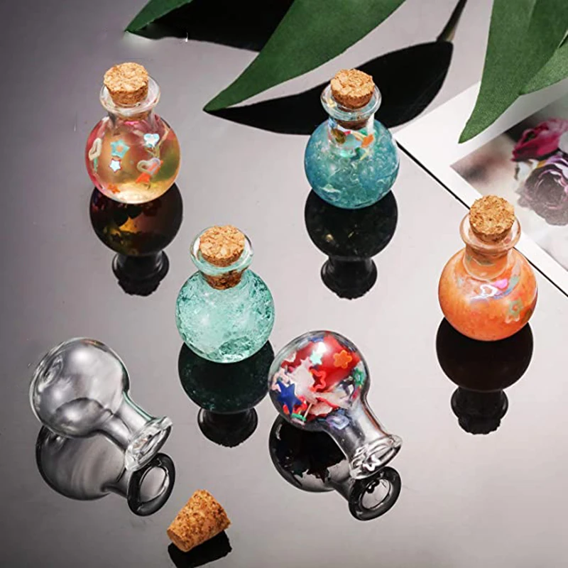 10Pcs Small Glass Bottles Mini - Candle Making Glass Jars recensione e prezzo