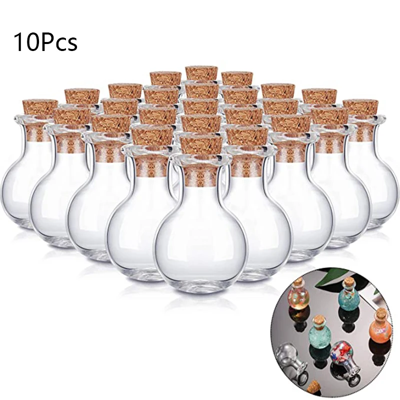 10Pcs Small Glass Bottles Mini - Candle Making Glass Jars recensione e prezzo