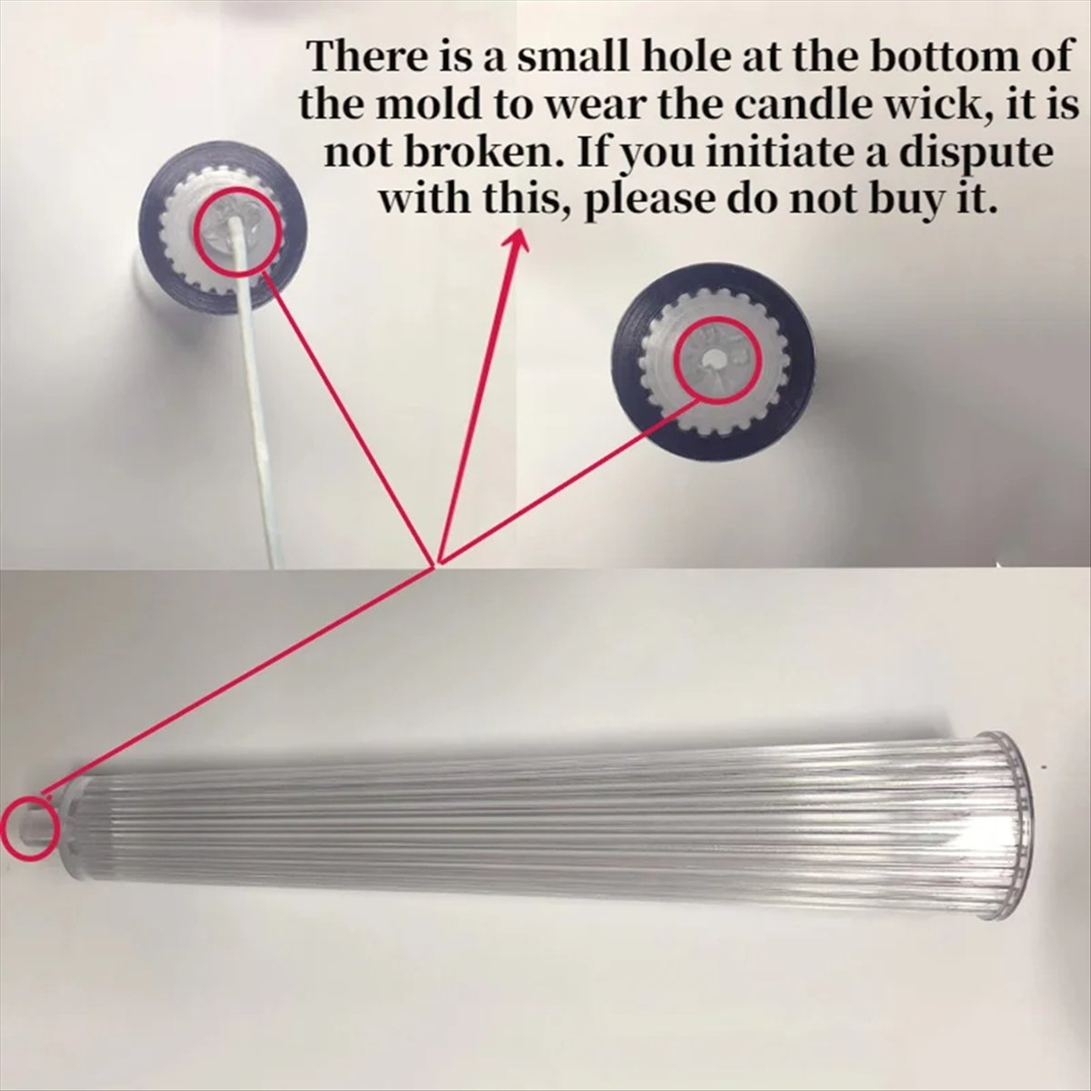 *ABAB Striped Long Pole Column - Candle Making Kit Diy recensione e prezzo