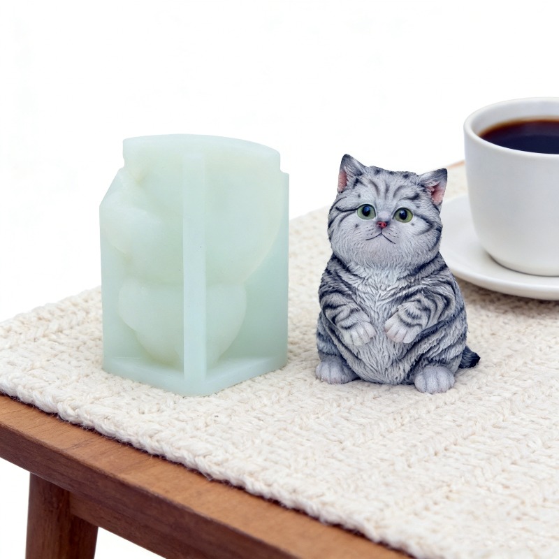 DIY Standing Fat Cat Silicone  - Candle Making Fat recensione e prezzo