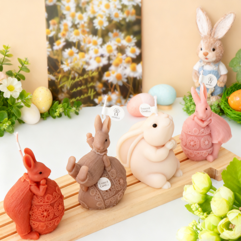 3D Easter Rabbit Silicone Mold - Candle Making Fat recensione e prezzo