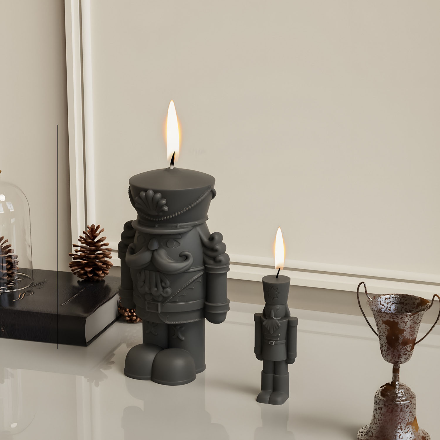 Nutcrackers Soldier Candle Mol - Candle Making Fat recensione e prezzo