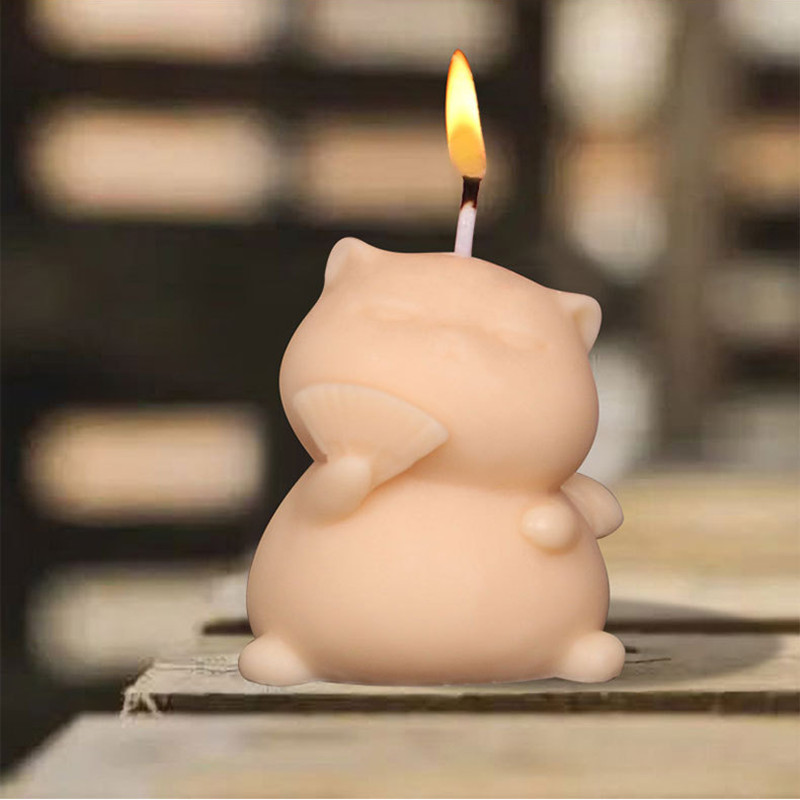 Cute Fat Cat Silicone Candle M - Candle Making Fat recensione e prezzo
