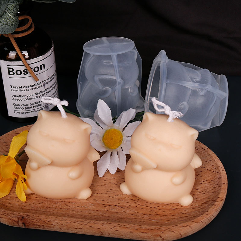 Cute Fat Cat Silicone Candle M - Candle Making Fat recensione e prezzo