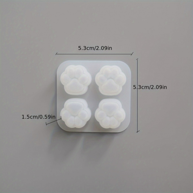 1Cat Paw Pattern Silicone Mold - Candle Making Kit Diy recensione e prezzo