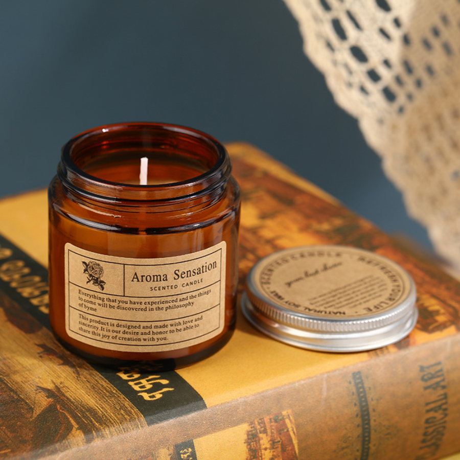 1pc Brown Glass Cup Aromathera - Candle Making Glass Jars recensione e prezzo