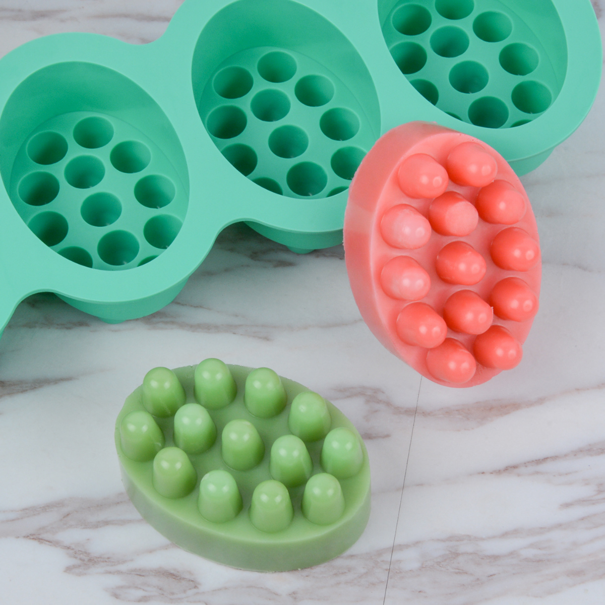 4 Hole Oval Massage Soap Silic - Candle Making Kit Diy recensione e prezzo