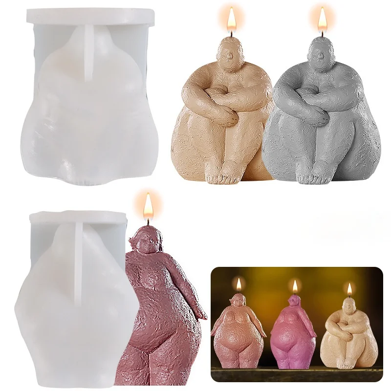 New Abstract Body Silicone Can - Candle Making Fat recensione e prezzo