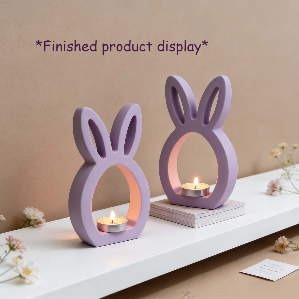 DIY 3D Hollow Rabbit & Love Si - Candle Making Fat recensione e prezzo